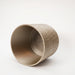 Aureo planter pot shown on its side with inner planting space 