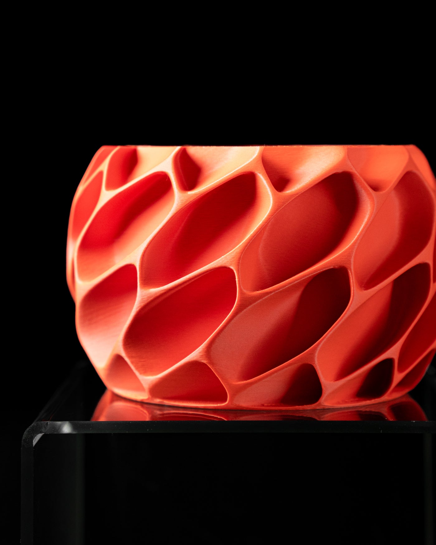 Exo organic texture indoor planter, product view 2