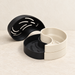 Yin-Yang Set indoor planter set with detailed two interlocking curved compartments