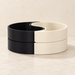 Yin-Yang Set decorative indoor planter set featuring two interlocking curved compartments