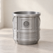 Mech Pod decorative indoor planter featuring mechanical pod panels and structural details