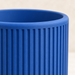 Sano 3D printed indoor planter highlighting continuous vertical ribbed texture