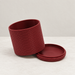 Serpen decorative indoor planter featuring subtle snake-scale texture