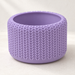 Tressa 3D printed indoor planter highlighting knit-inspired loop texture