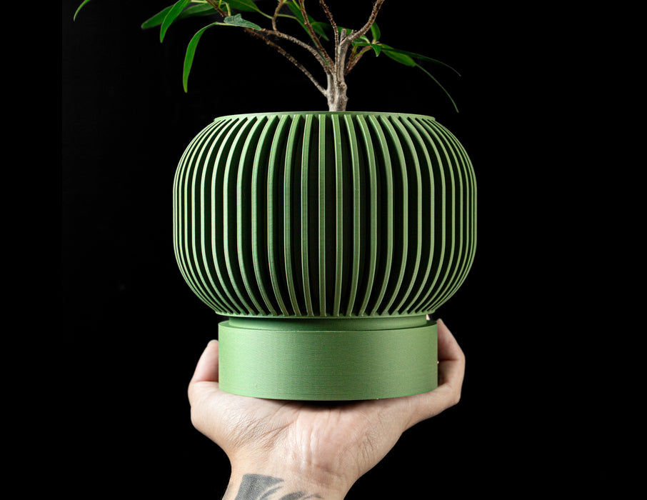 temporary plant pots Planter Pot Yuso 5"|12.7cm +hole+tray