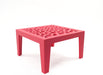 Square pot stand “Grid Square” with open lattice top