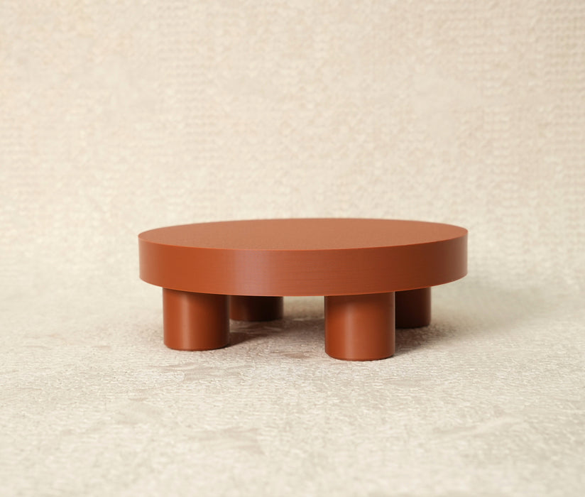 “Mesa” round plant stand top view