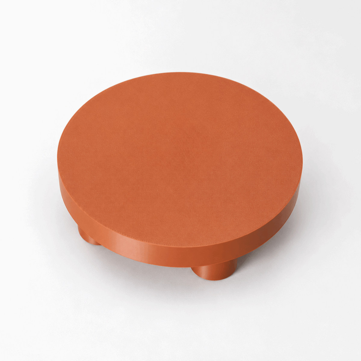 Modern Low Round Plant Riser for Planters | Mesa