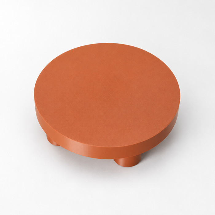 Modern Low Round Plant Riser for Planters | Mesa