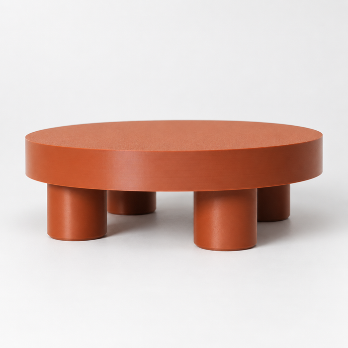 Modern Low Round Plant Riser for Planters | Mesa