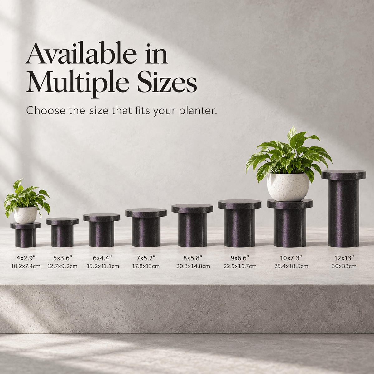 Minimalist Sculptural Plant Stand for Planters | Neo Base — product image 2