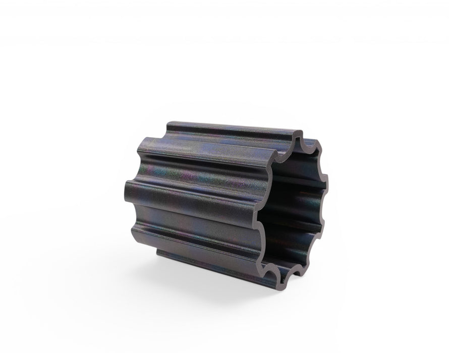 “Reed” fluted plant pot stand front view