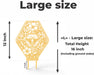 Large size plant trellis “Bela” showing 16 inch total height including ground stake