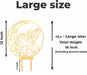 Large size plant trellis “Nyla” showing 16 inch total height including ground stake