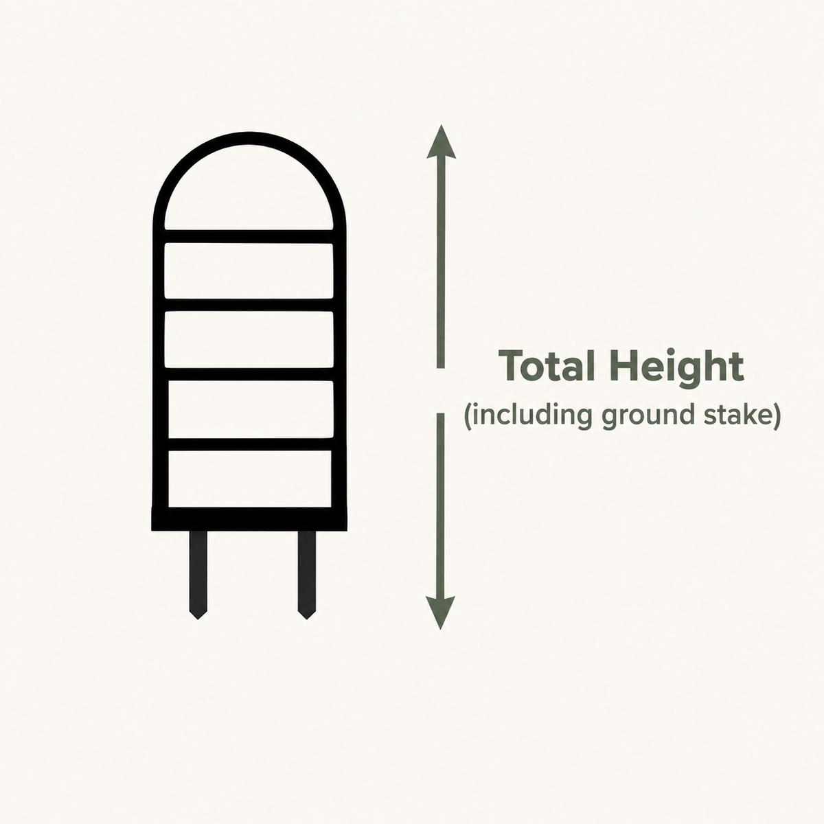 Arched Frame Plant Trellis for Climbing Plants | Arco Frame — product image 2