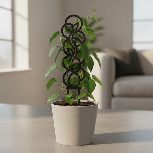 “Loom” plant trellis for indoor climbing plants