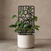 Mosaic mosaic-pattern plant trellis for indoor climbing plants, front view