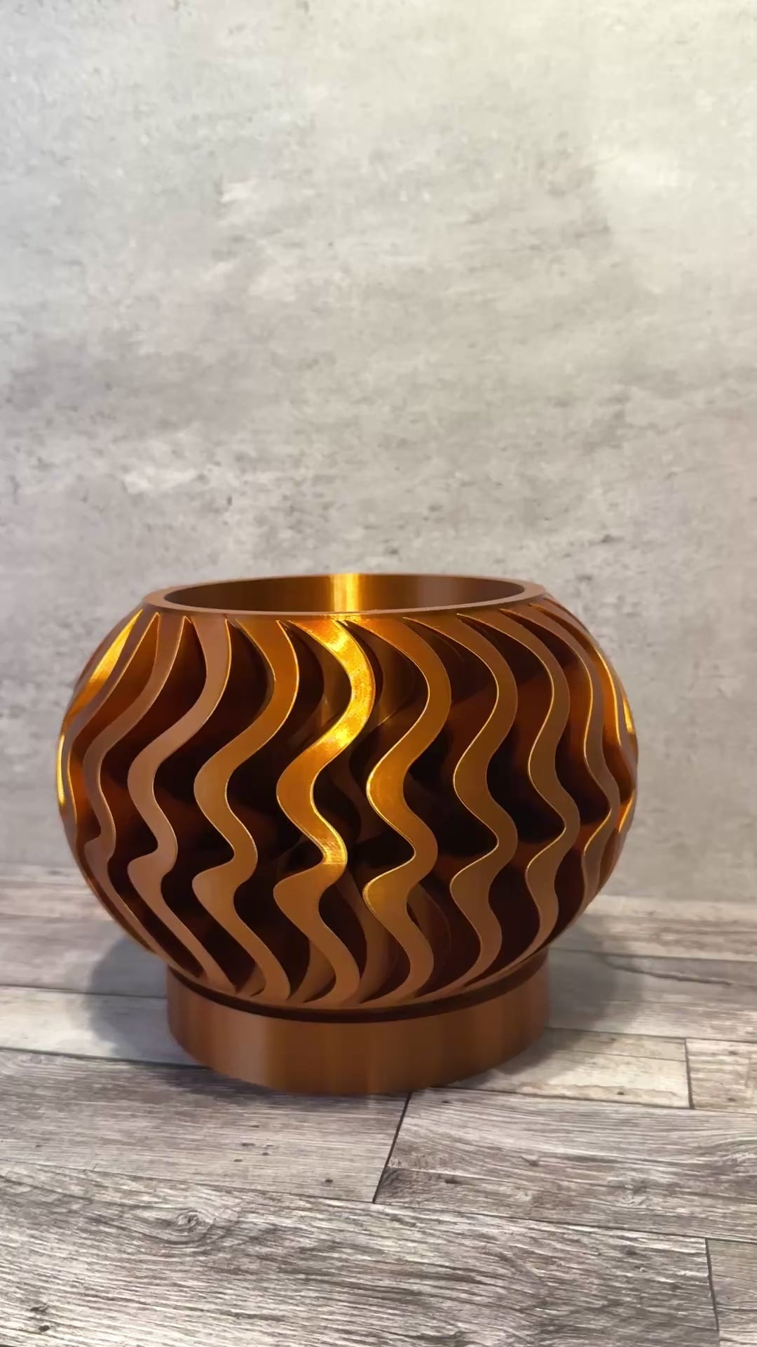 Noli indoor plant pot, production process and finished design video