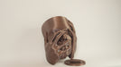 Echo wall planter video showing sculptural face planter and wall mounting piece from different angles