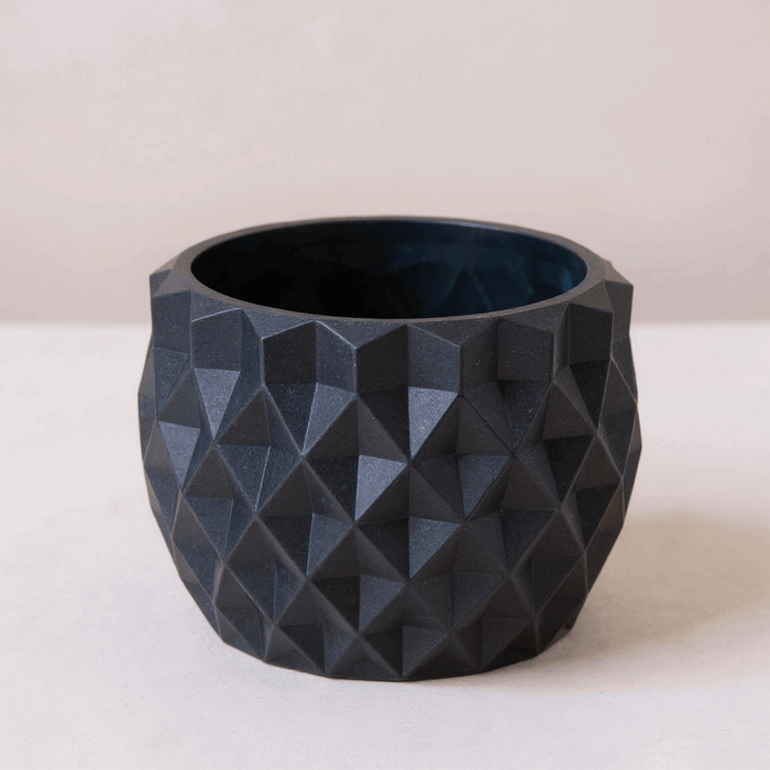 Geometric 3D Printed Planter "Prizma"  Modern Faceted Pot | Multicolor or Single Color Design
