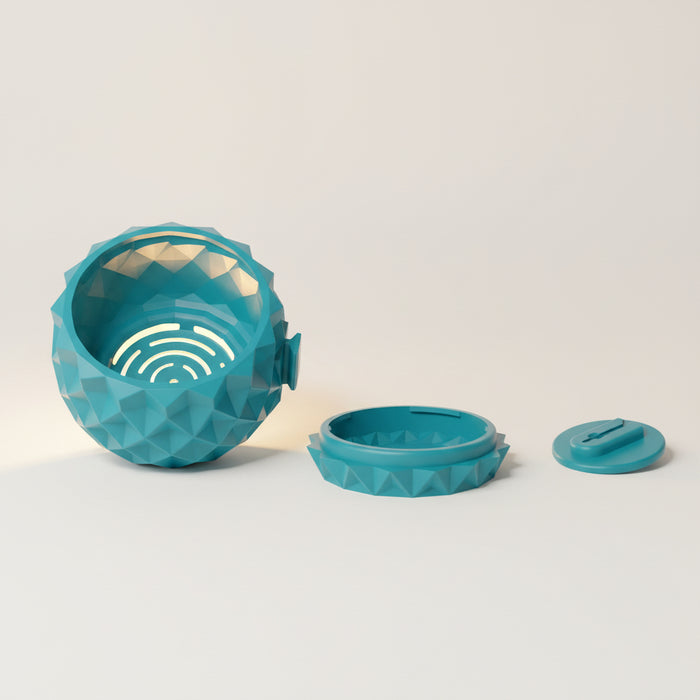 Wall Planter Pot "Prizma"— 3D Printed PLA, Drainage Options