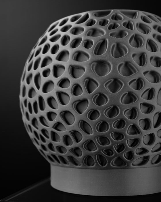 Close-up of Pulp planter irregular open-cell texture