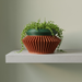 3D Printed Planter Pot "Quano": Modern Geometric Home Decor with Drainage