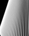 Close detail of Rillan vase fine vertical rib texture