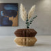 Modern 3D Printed Planter “Rodel” – Sculptural Ribbed Design, Two-Tone or Solid Color Pot
