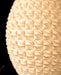 Close-up of Sando vase folded geometric texture