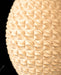 Close-up of Sando vase folded geometric texture