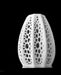 Seashell textured perforated vase product view