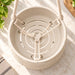 Tessaro hanging self-watering planter and removable reservoir, product detail.