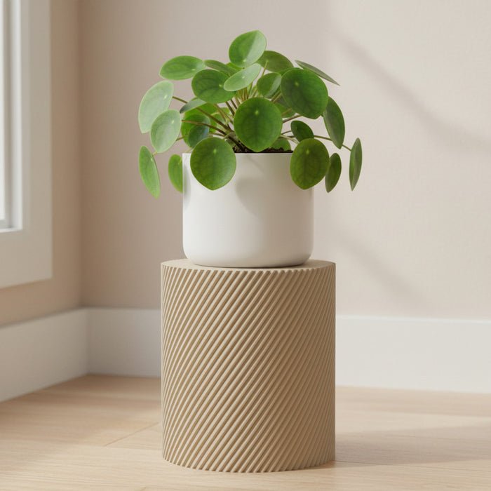 Modern Plant Stand, Twisted Plant Stand "Tira"