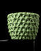 TriWave textured round indoor planter pot, front view