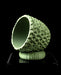 TriWave indoor planter tilted view showing opening and sculptural texture