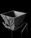 Uplink square planter angled view showing planting opening