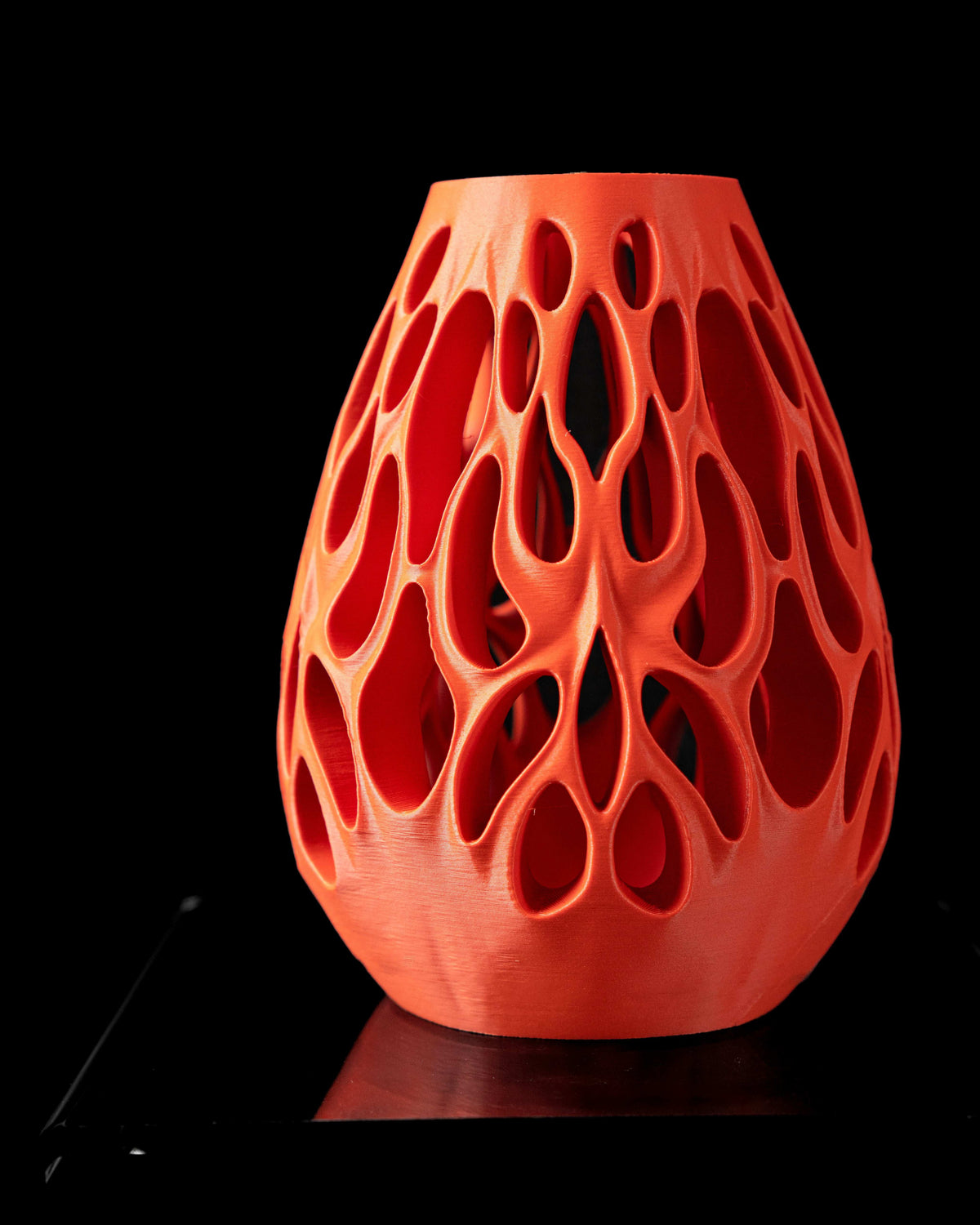 Vessel organic openwork vase for flowers, product view 3