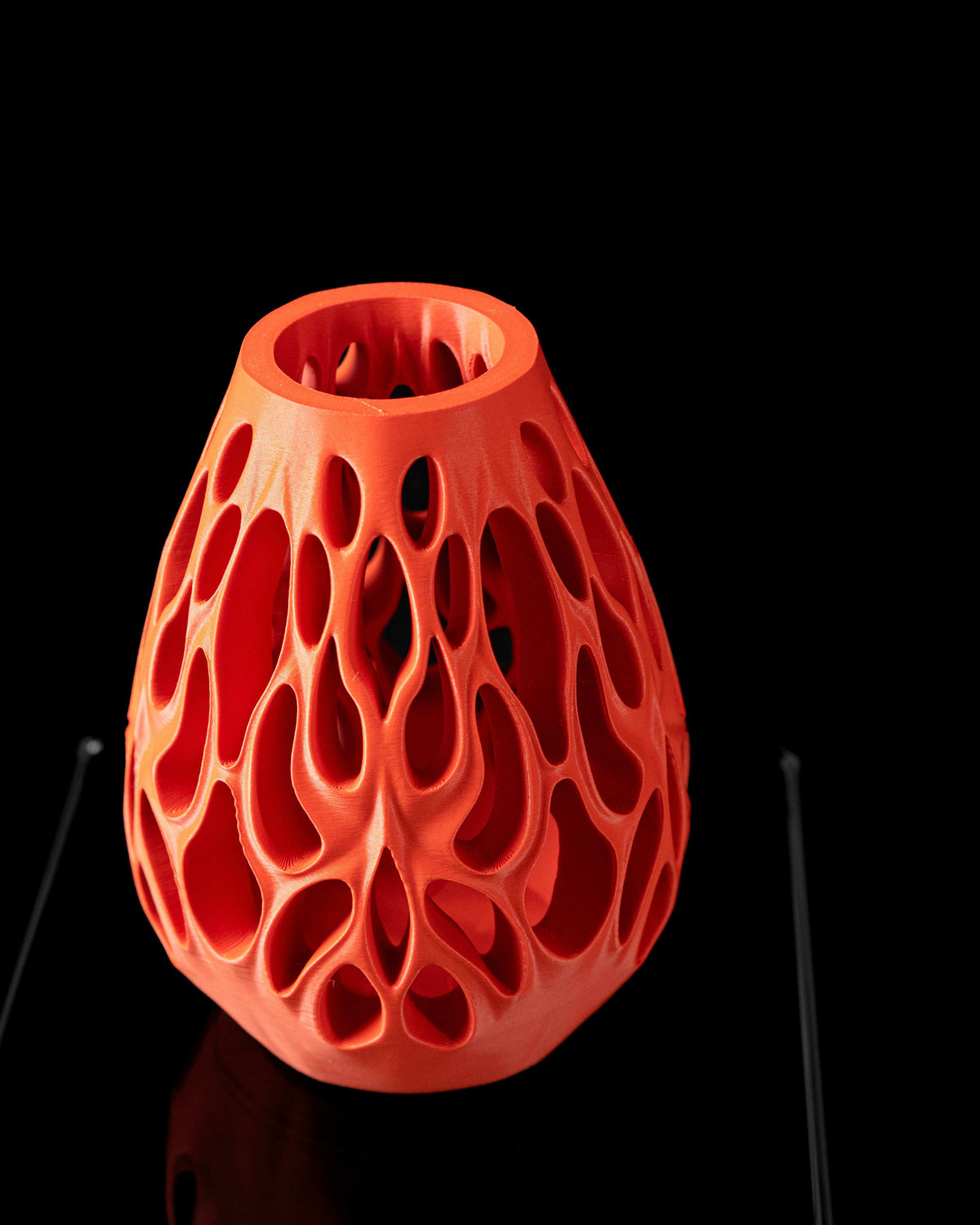 Vessel organic openwork vase for flowers, product view 4