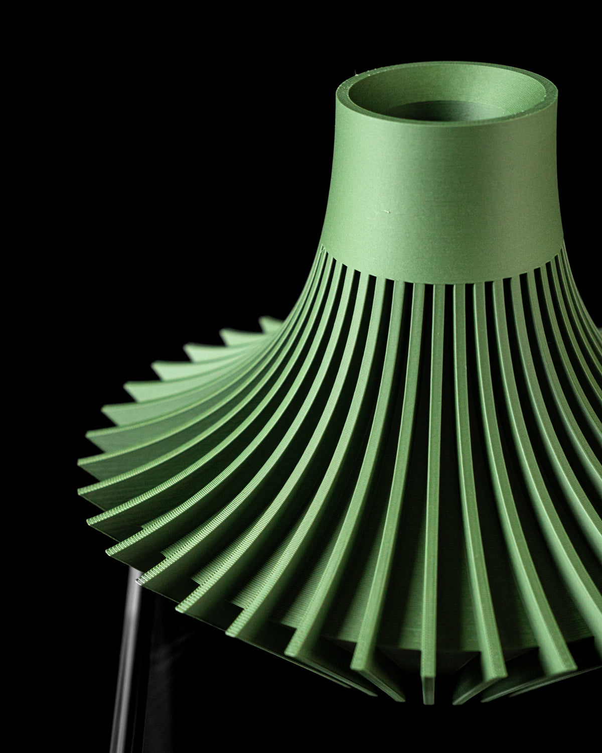 Yin ribbed vase for flowers, product view 9