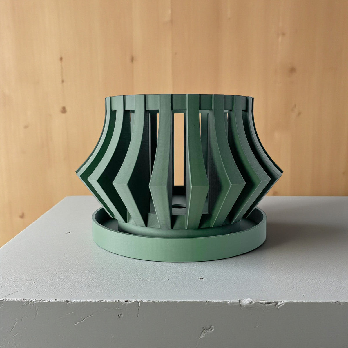Veria sculptural openwork ventilated orchid pot, openwork detail
