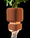 Vexo indoor planter with rounded square body and matching pedestal base