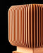 Detail of Vexo planter vertical flutes and pedestal connection