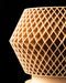 Veyra lattice planter, close-up diamond texture detail
