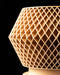 Veyra lattice planter, close-up diamond texture detail