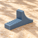 Close-up of one ASA pot foot showing the grooved support platform, curved profile and printed texture.