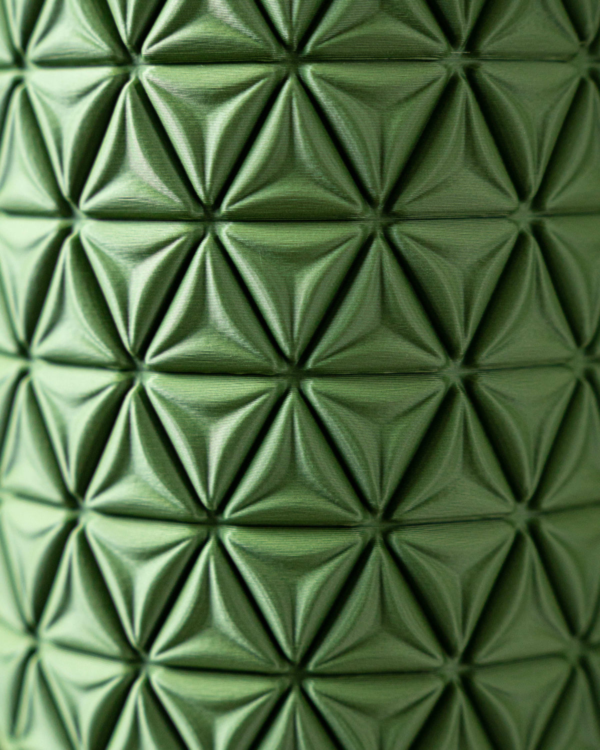 Trivo triangle-textured vase for flowers, product view 6