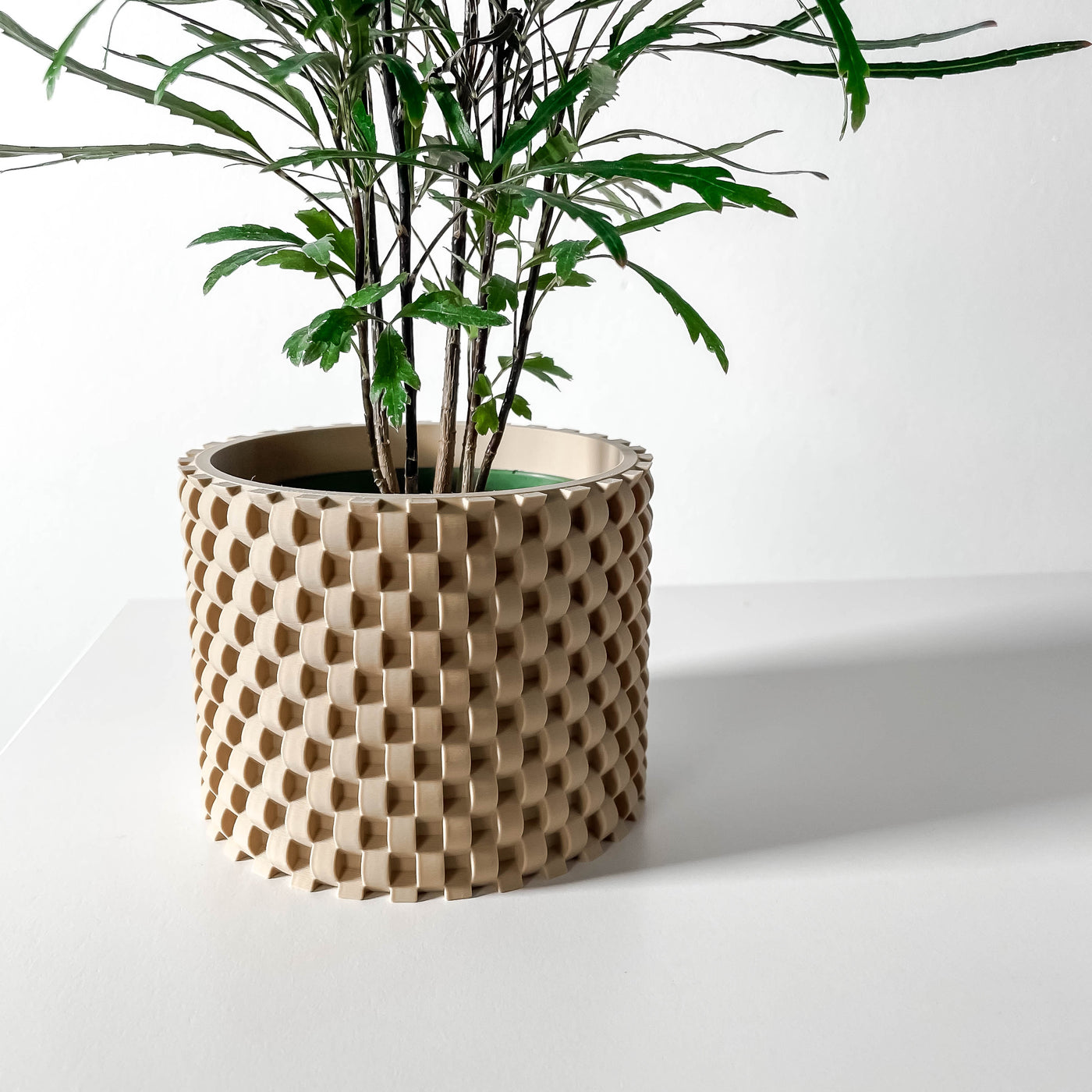 Cheo geometric indoor planter, product view 3