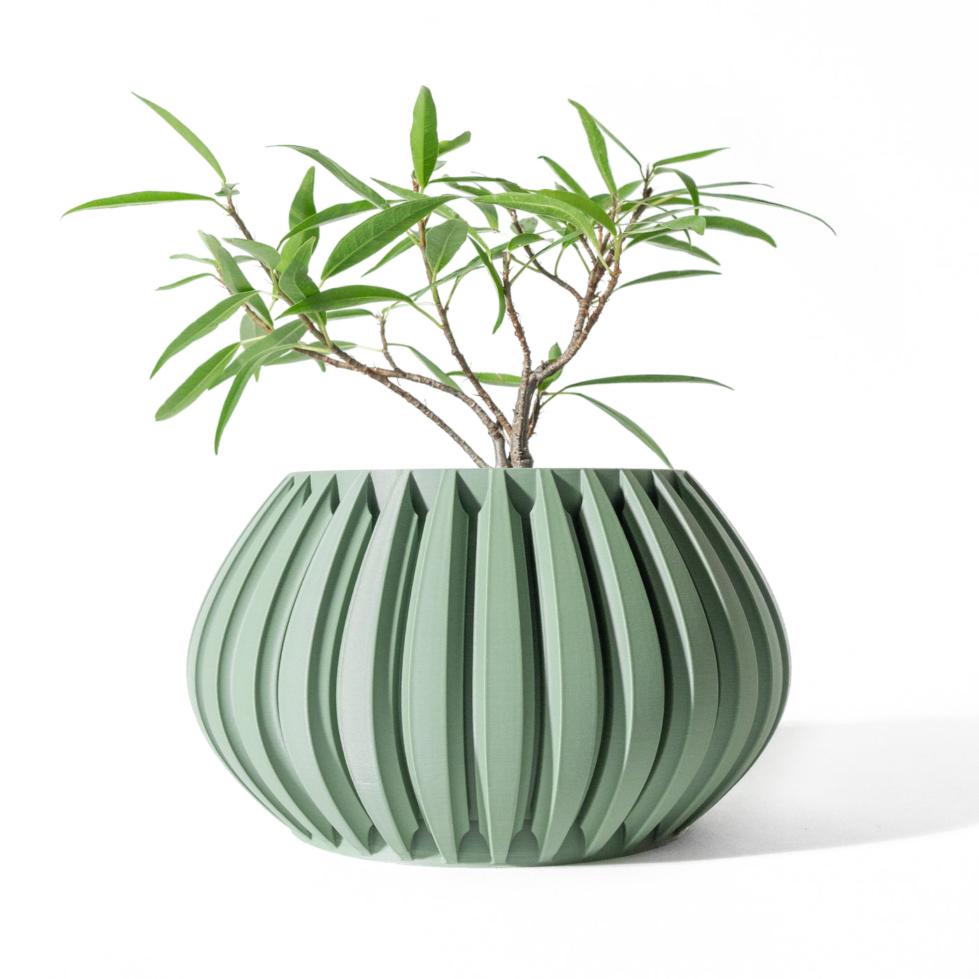 Leno layered indoor planter, product view 1