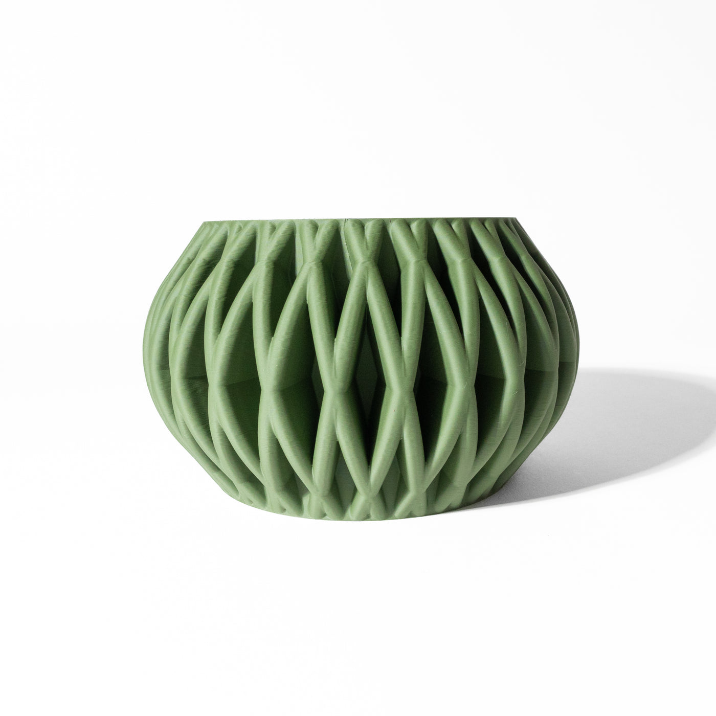 Maka woven texture indoor planter, product view 6